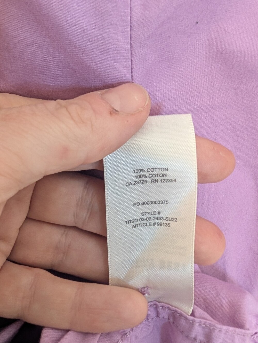 Aritzia Sunday Best Future Shirt & Eva 5" Short in Amethyst Lilac Matching Set - Picture 7 of 8